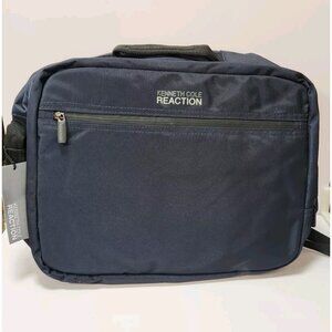 Kenneth Cole Reaction Laptop Backpack Messenger Curtain Call Bag Navy Blue